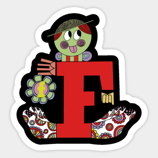 The Letter People: Mr. F Sticker